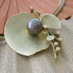 Dieter Lechler Collier Gelbgold Tahitiperle