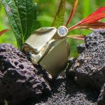 Ring Gelbgold mit Brillant