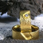 ARS Trauringe Gelbgold Brillant bei Juwelier Solitaire Freiburg
