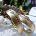 Juwelier Solitaire Freiburg - DL Trauringe Weiss- und Gelbgold mit Brillanten