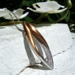 Rivoir Anhänger 750-Weiß+Rotgold mit Brillanten