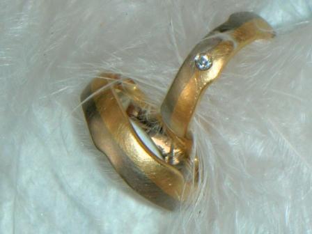 Trauringe aus der Goldschmiede Lechler - Gold, bicolor, Brillant