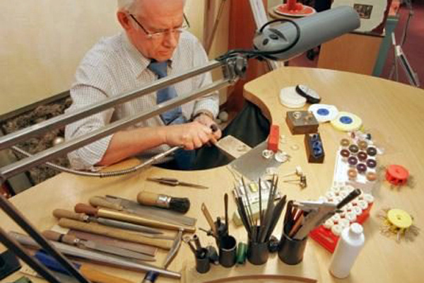 dieter lechler bei der arbeit