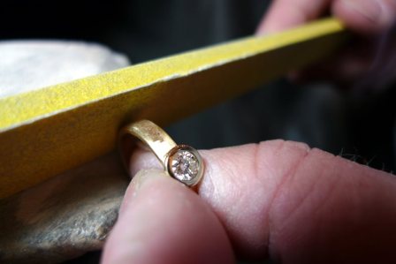 Brillantring - der letzte Schliff
