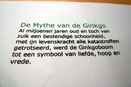 de mythe van de ginkgo de mythe van de ginkgo