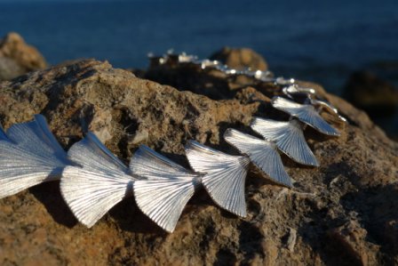 Ginkgo Collier Silber a.