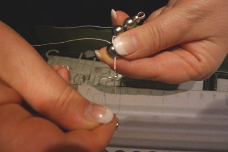 Tahitiperlenkette knuepfen c.