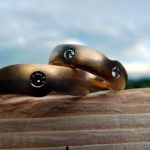 Aus eigener Werkstatt: DL-Ringe bicolor mit Brillanten