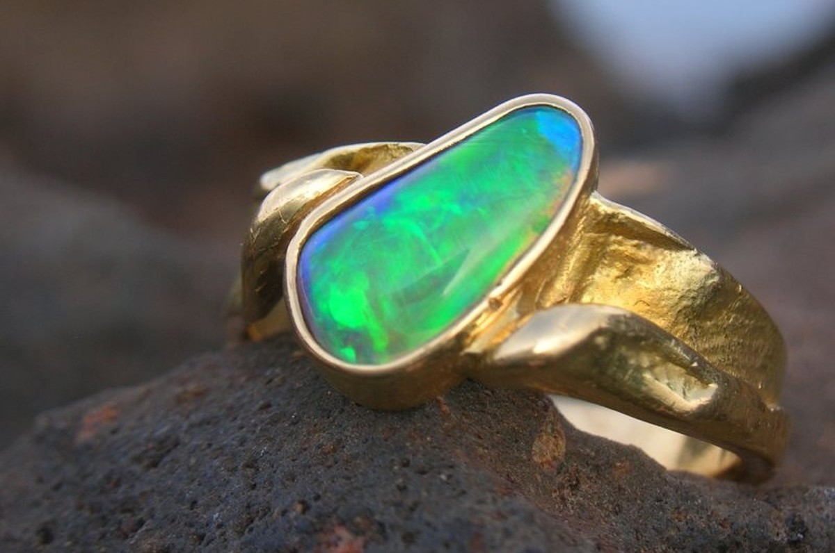 Opalring von juwelier solitaire lechler freiburg